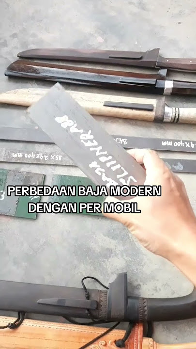 Apa Itu Baja Modern Sebagai Bahan Membuat Pisau ?