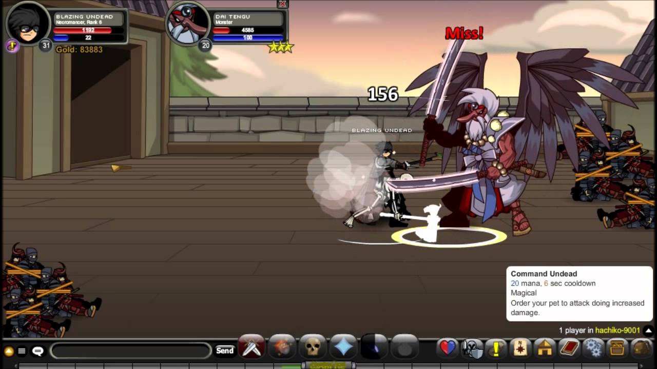 Dai Tengu Necromancer Solo   Blazing Undead, Yokai 1