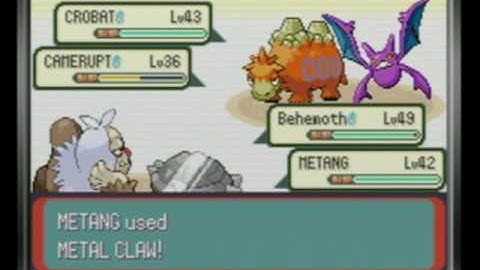 Pokémon Emerald Team Magma double battle Maxie and Admin