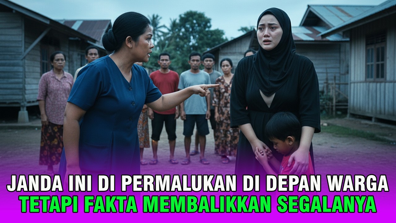 FITNAH KEJI! Janda Muda Dituduh Rebut Suami Orang, Endingnya Bikin Sekampung Menyesal