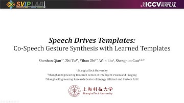 Speech Drives Templates: Co-Speech Gesture Synthesis with Learned Templates
