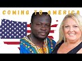 Micheal Ilesanmis VISA APPROVED and Is COMING TO AMERICA with Angela Deem - FINALLY