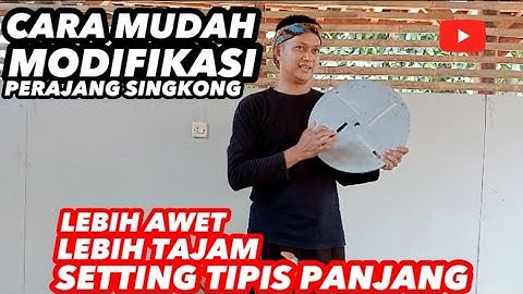 Cara mudah modifikasi perajang singkong