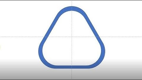 How to make triangle with round corners in powerpoint?