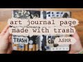 Art Journaling with "Trash"😆 #74