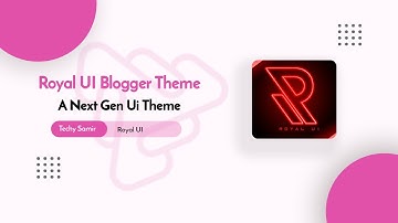 Royal UI Advantage A Next Gen UI Blogger Theme !