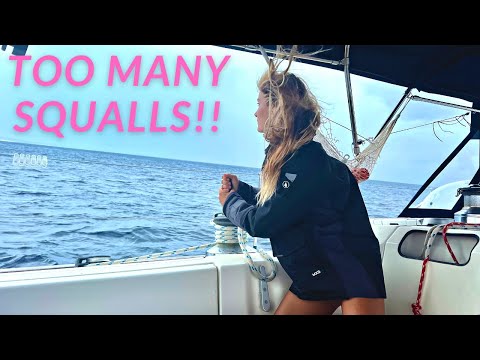 Surrounded!! Sailing SINGLE-handed between squalls [ep 46]