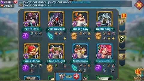 Lords Mobile: Battle Skills (Squad ATK, Logistics, Administration, Tactics)