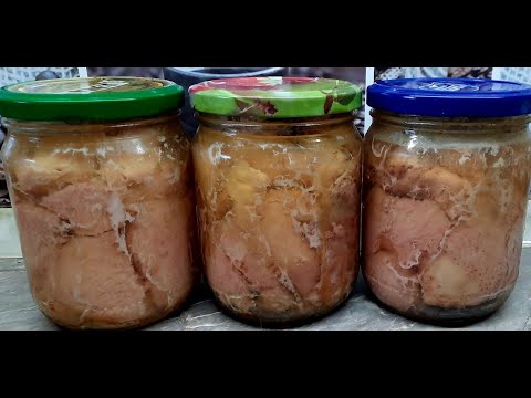 Вкуснейшая ТУШЕНКА БЕЗ АВТОКЛАВА в Домашних Условиях❗ Для ленивых - раз, два и готово❗ Chicken stew