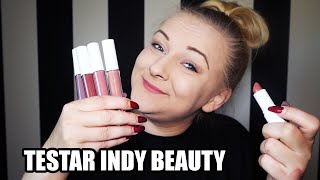 Testar Alla Lappstift Fran Indy Beauty Youtube