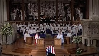 USNA Glee Clubs, Senator McCain's Funeral  'Battle Hymn of the Republic'