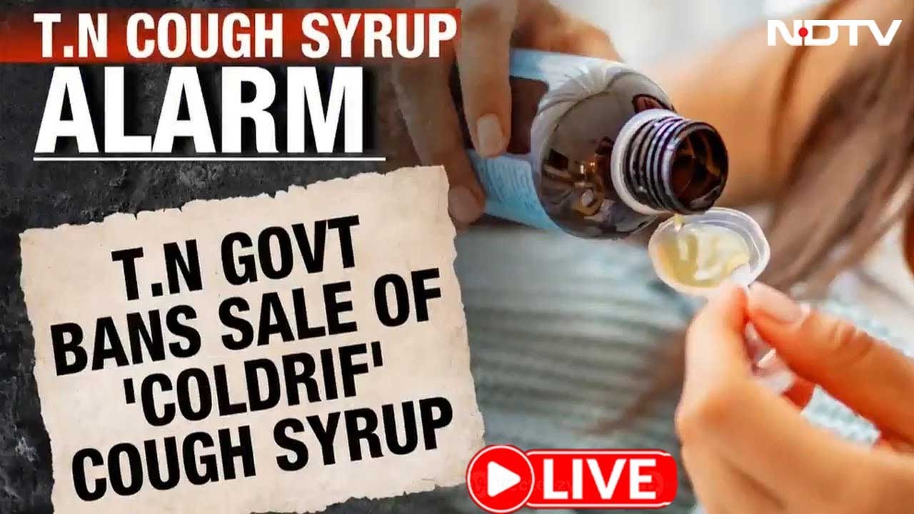 Toxic Cough Syrup Death News | Coldrif Cough Syrup Sale Banned In Tamil Nadu | Watch LIVE