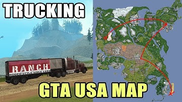 Trucking Across GTA UNITED STATES in Stars and Stripes Mod!