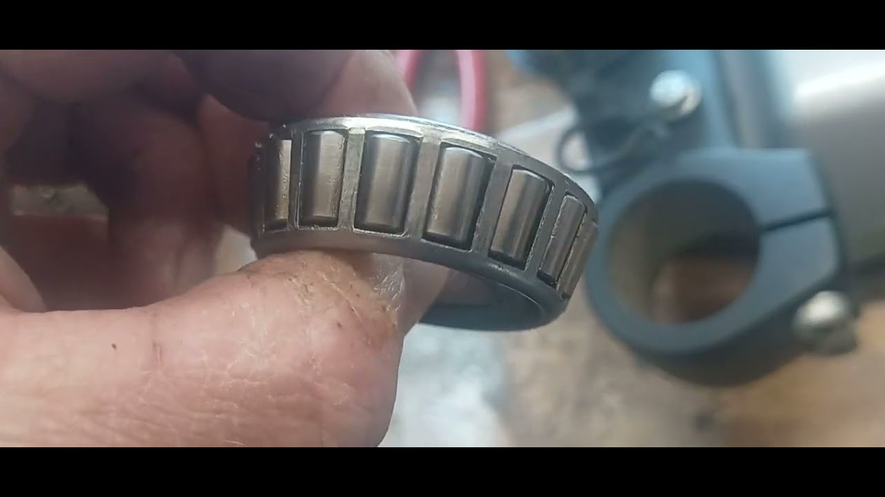 Royal Enfield Himalayan puncture front and check head bearings (short