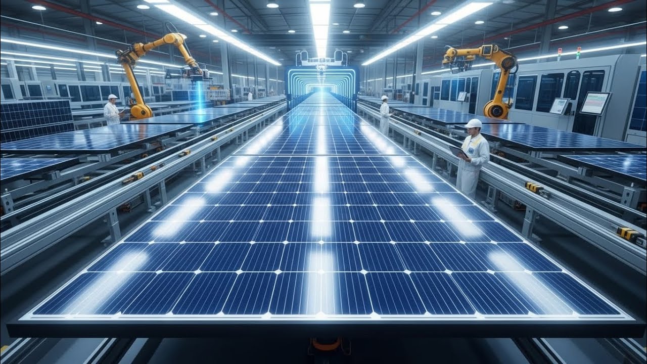 Inside the World's Biggest Solar Panel Factory | Billion-Dollar Green Energy Production