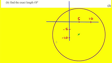 AL Edexcel Jun 2022 paper 1: pure q3 circles (Maths A Level)