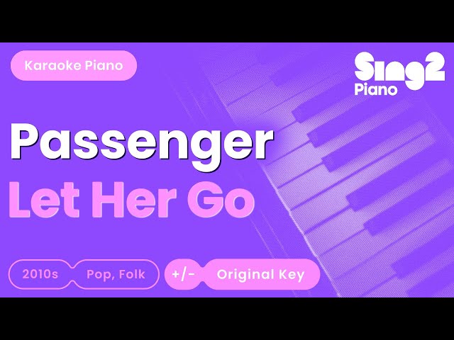 Passenger - Let Her Go (Piano Karaoke) class=