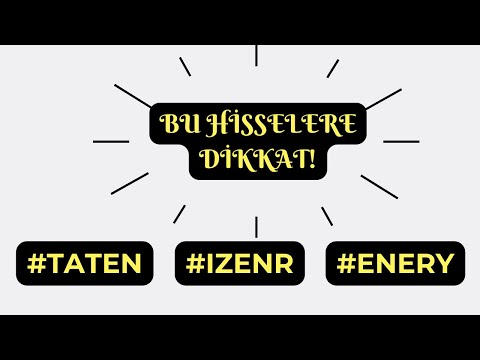 DERİN DÜŞÜŞ SONRASI CİDDİ POTANSİYEL BARINDIRAN #TATEN #IZENR #ENERY TEKNİK ANALİZLERİ...