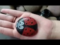 ROCK PAINTING - Ladybugs (Garden Decor Series, Part I)