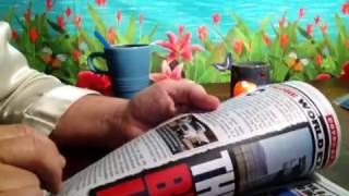 The Globe Magazine, Tabloid, Soft Spoken Read, Headlines, Ads, Chewing Gum, Soft Feather Pen, ASMR screenshot 5