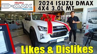 Sports Performance 2024 Isuzu DMAX 4X4 MT 3.0L Diesel Likeable and Dislikeable Features