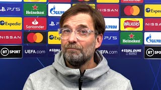 Liverpool manager jurgen klopp previews his side's champions league
second-leg tie with rb leipzig. the reds lead 2-0 from first of
round.@uefa 2...