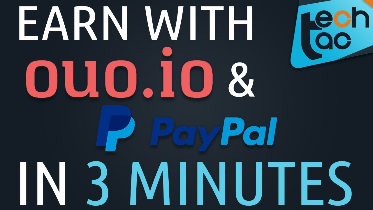 ouo.io คืออะไร  New 2022  How to earn $100 PER DAY ONLINE with ouo.io and Paypal (With Proof)