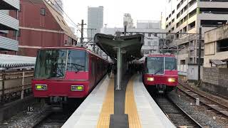 【SRの並び!】名鉄5700系5704F 普通犬山行き 名鉄岐阜駅発車(警笛あり)
