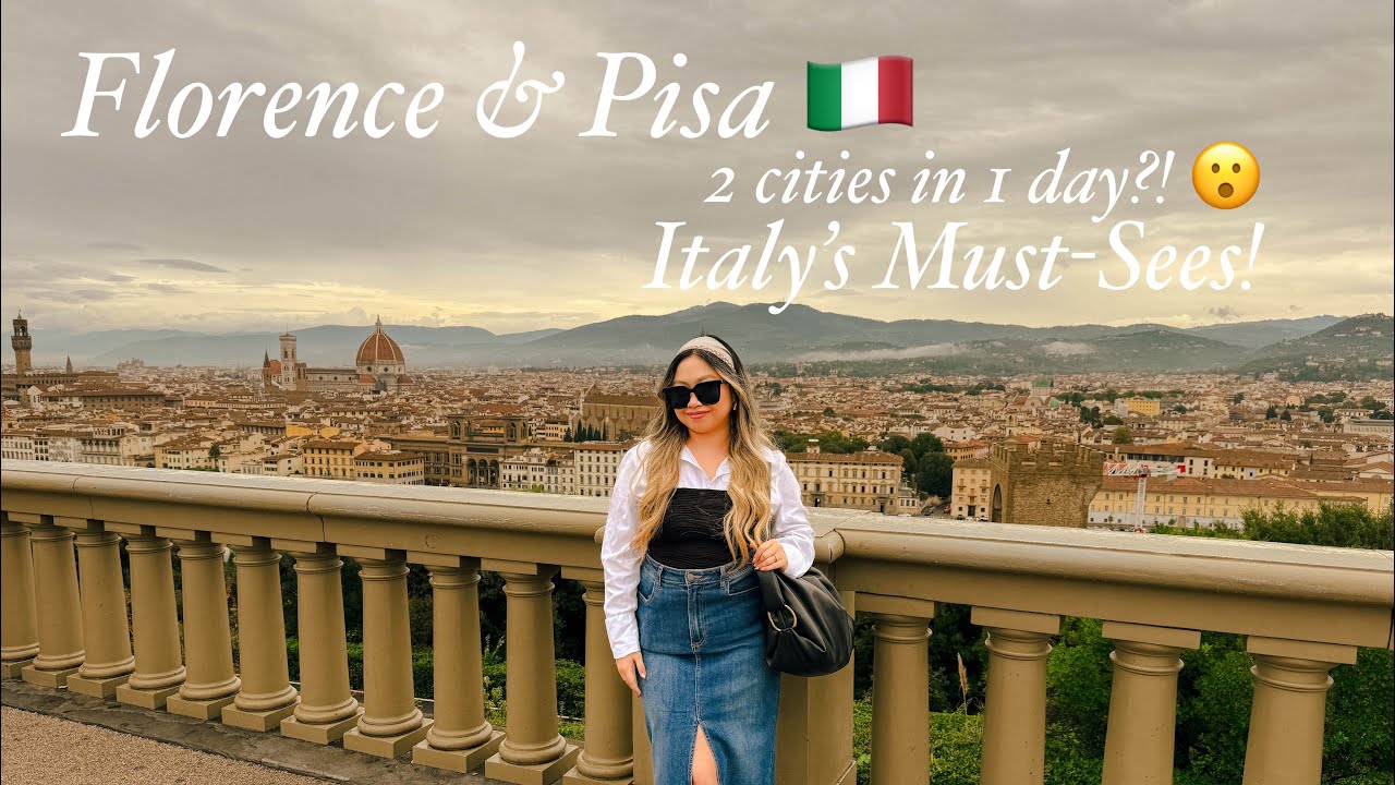 europe diaries 🇮🇹| expat explore tour, florence, pisa, tuscany, italy 🍕🍝