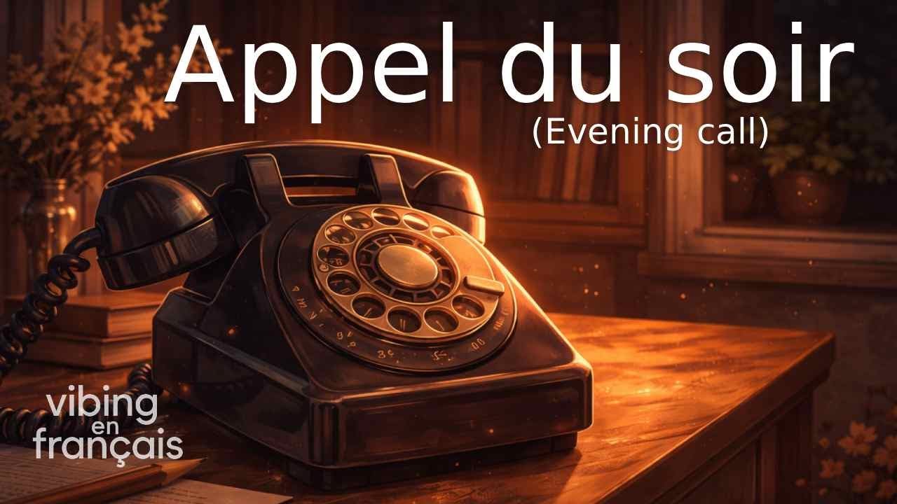 Learn French Through Chill Music | Appel du soir (Evening call) | Vendredi Vocab 🌙