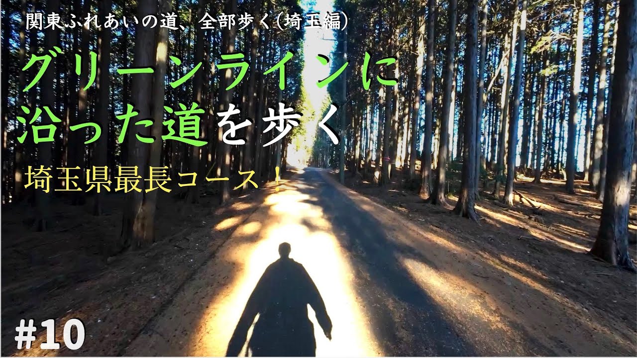 【埼玉県最長コース！】グリーンラインに沿ったみち（埼玉）【関東ふれあいの道160コース全部歩く#11】