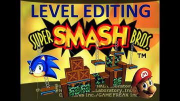 Super Smash Brothers 64 Level Creation Tutorial 07 (Texture Philosophy) SSB64