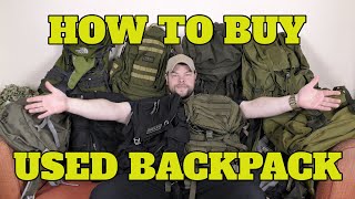 Guide How to Buy Used Hiking Backpack/Rucksack