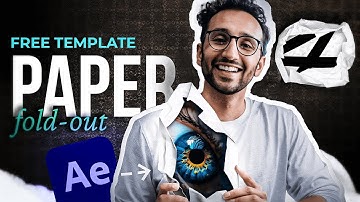 EASIEST Paper Fold-Out animation in After Effects | Like Ali Abdaal | FREE Project File