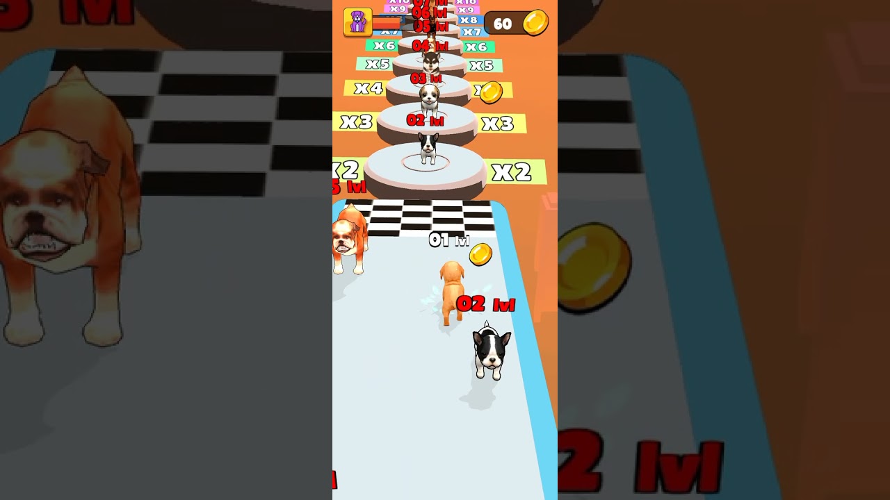 ll Dog Evolution run game 🐕 , Level - 1 ll 