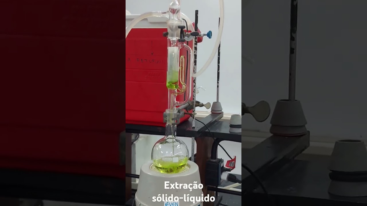 Técnica de extração sólido-líquido.