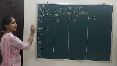 CLASS 6th CHAPTER 7th FRACTIONS NCERT TRY THESE PAGE NO143 Qno.1