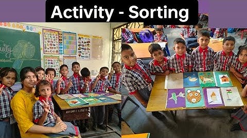 Sorting | Activity based learning | NIPUN Bharat | FLN | Class 1 | #vidyapravesh