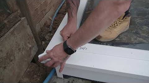 Fitting cills to Conservabase with full height - White Frames 1 | ConservatoryLand