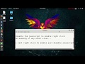 can't right click on website fix