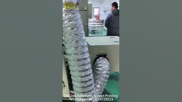 DM 200 Automatic Screen Printer Machine Video 1 #screenprintingmachine