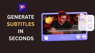 Generate Subtitles Automatically with HitPaw Edimakor | Easy & Fast Subtitle Tool!