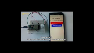 Envoi des #données  mesurées par le #capteur  DHT22  connecté à #esp32  via #wifi #shorts