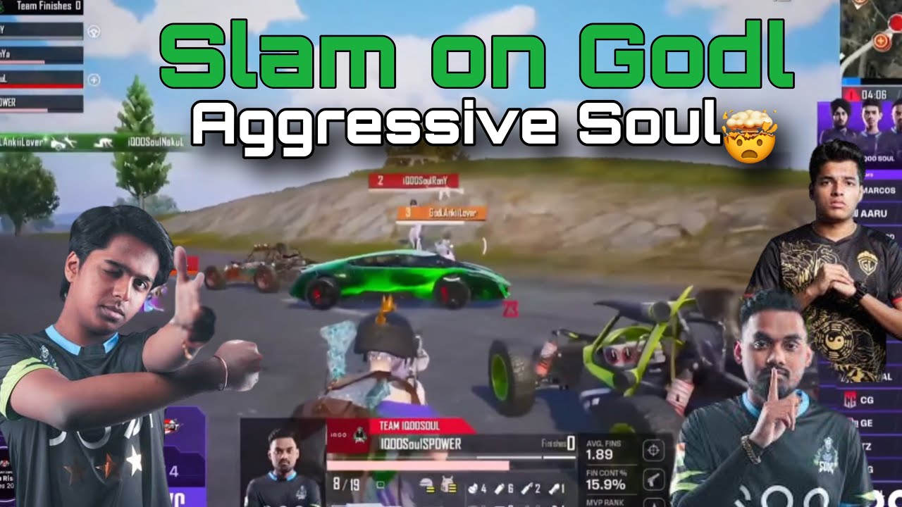 iQOOOSoul Direct Slam On Godl 😱 SPOWER & MANYA On Fire 🔥 Soul Nakul ...