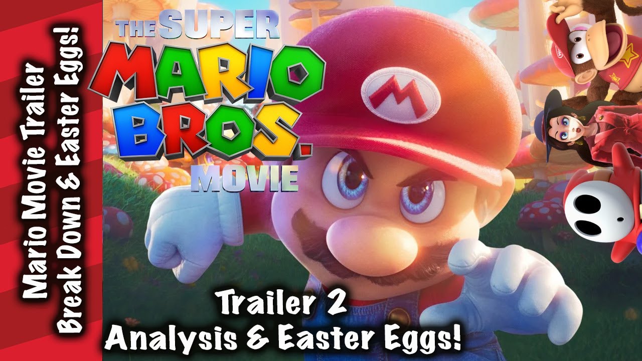 Mario Movie Trailer 2-All Easter Eggs, References & Analysis!