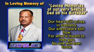Arsene Vigil James  memorial