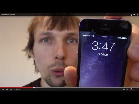 iPhone timer problem