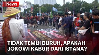 Gagal Bertemu Jokowi, Massa Aksi May Day Gagal Demo di Depan Istana