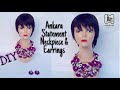 How to make a Bib Ankara Statement Neckpiece with Earrings/ Neckpiece and Earrings/ Easy Diy