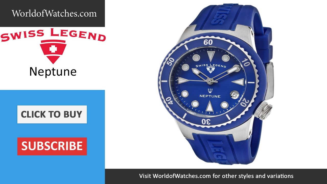 Swiss Legend Neptune Watch Model SL-11840D-06 Swiss Legend Neptune Chronograph White/Coke - KeepTheTime  main image 4